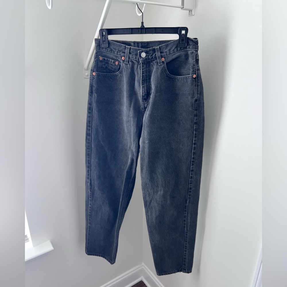 Women's Black Levi Jeans